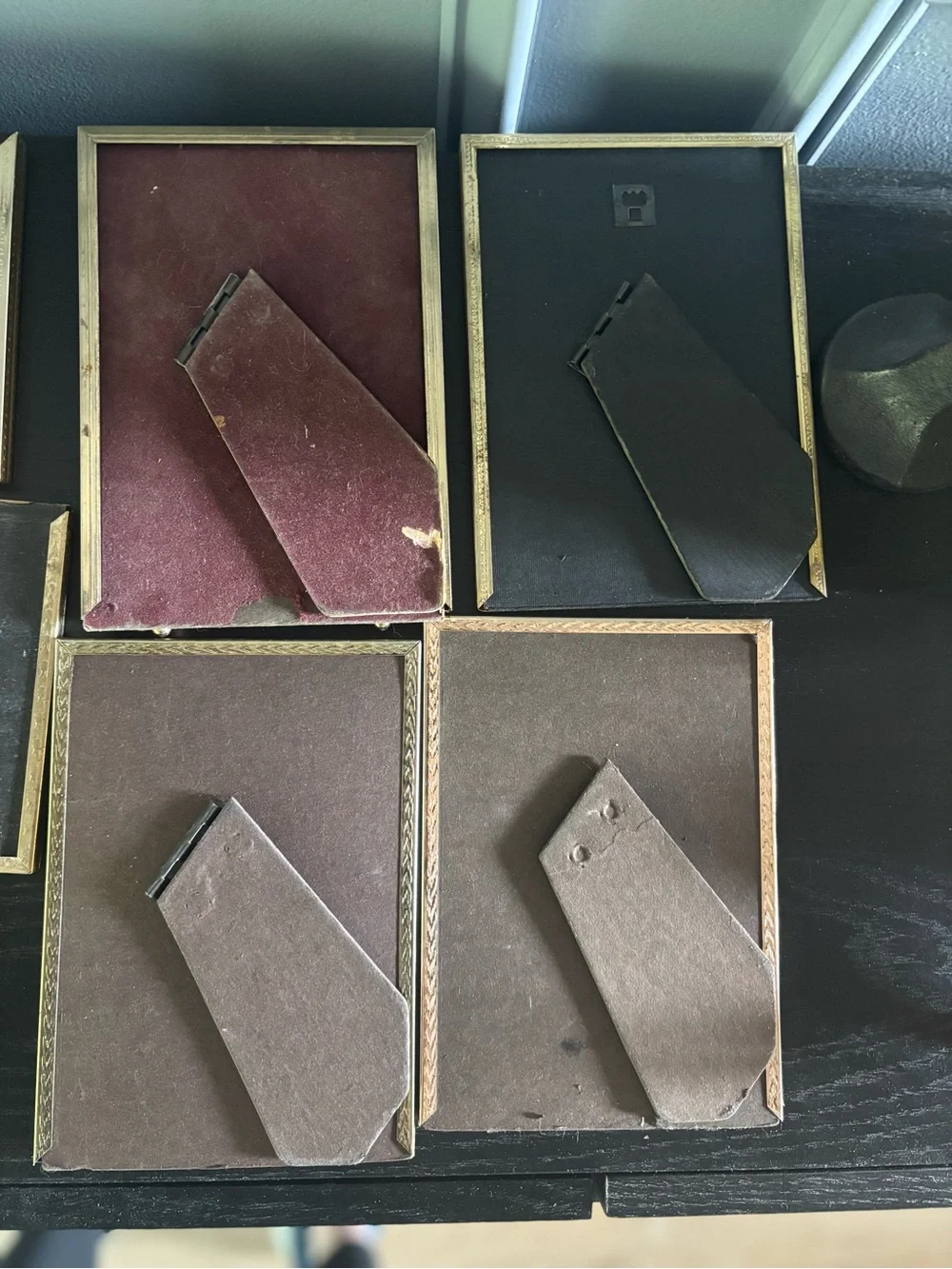 Vintage MCM Gold Picture Frame Lot-12 Frames